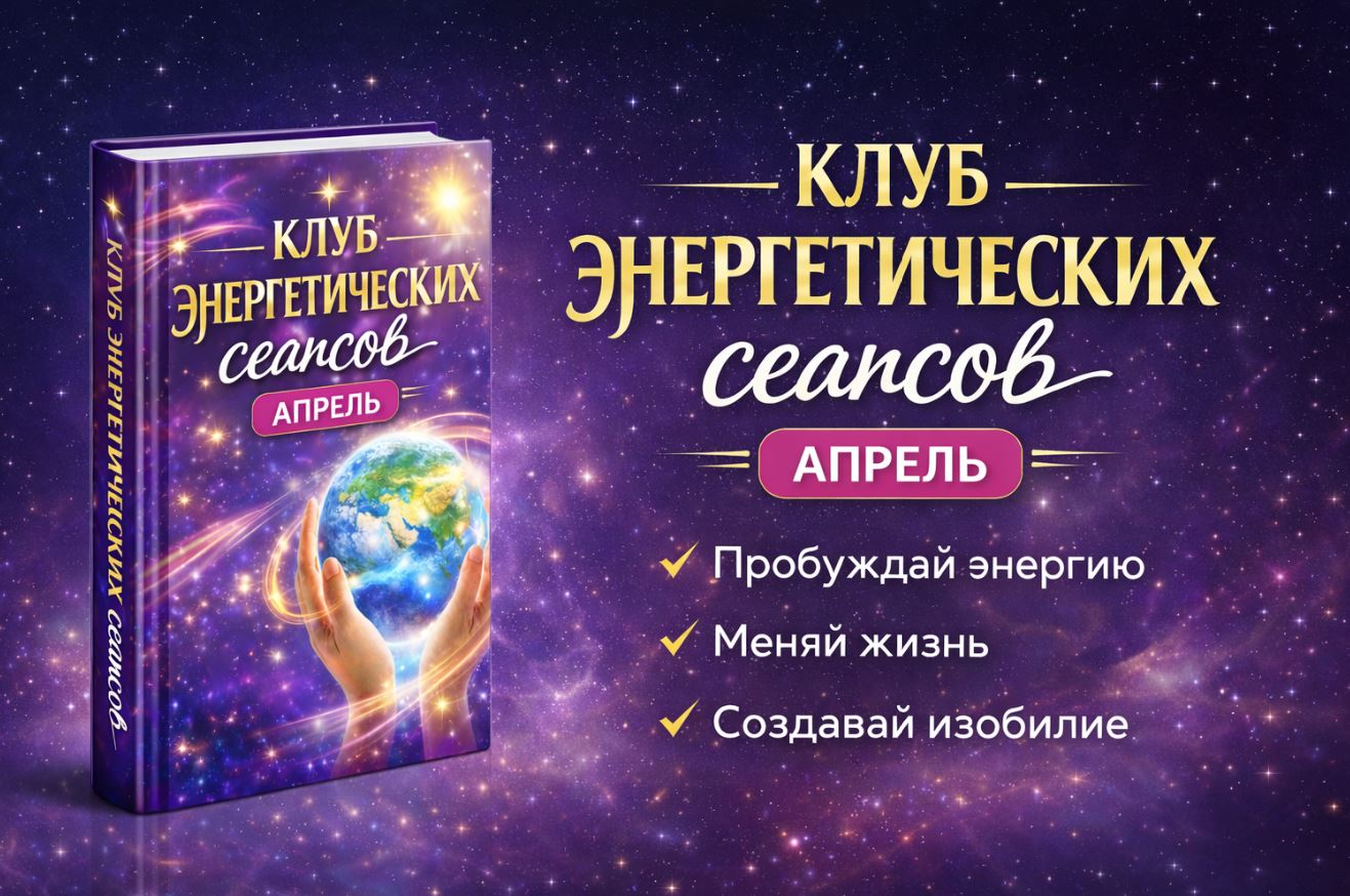 Клуб энергетических сеансов АПРЕЛЬ