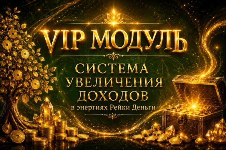 VIP модуль СИСТЕМА УВЕЛИЧЕНИЯ ДОХОДОВ в энергиях Рейки Деньги